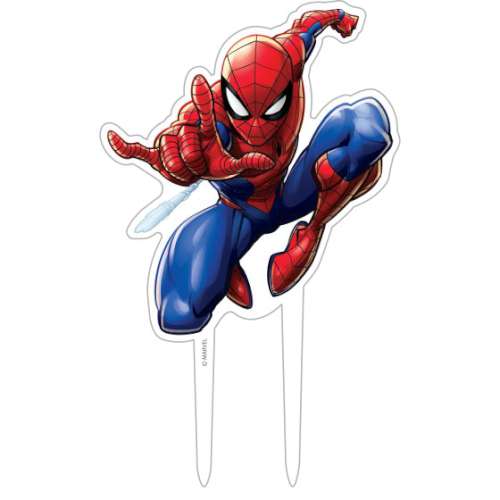 Spiderman Acrylic Cake Topper - Click Image to Close